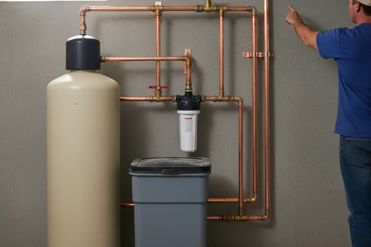 Whole-house water treatment system installed in Lapoint